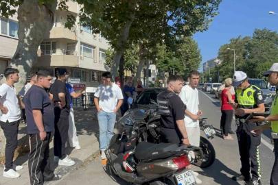 Tekirdağ’da kontrolsüz dönüş kazayla sonuçlandı: O anlar araç kamerasına yansıdı