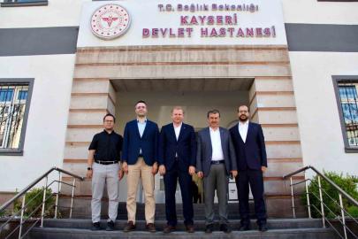 Yeşilhisar heyetinden Başhekim Çöl’e ziyaret