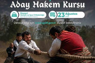 Halat Çekme Aday Hakem Kursu Kayseri’de düzenlenecek