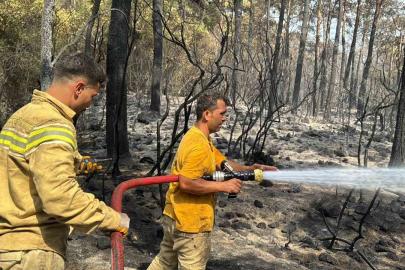 Marmaris Kaymakamlığı’ndan yangın ekiplerine teşekkür