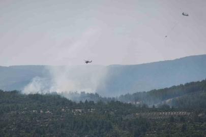 Muğla’da orman yangınına müdahale sürüyor