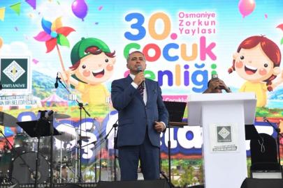 Osmaniye Zorkun Çocuk Şenliği coşkuyla sona erdi