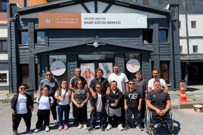 Paralimpik Halter Milli Takımı Kayseri’de kamp yapıyor