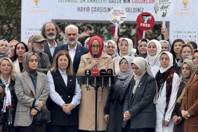 AK Parti İstanbul İl Kadın Kolları’ndan ‘’İstanbul’un  Anneleri, Gazze’nin Çocuklarıyla’’ hayır çarşısı