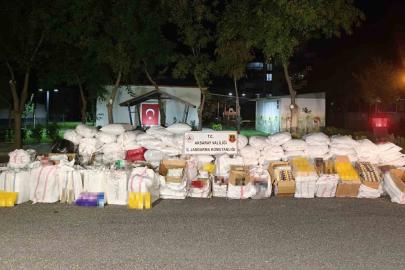Aksaray’da jandarma 5,5 milyon liralık kaçak ürün ele geçirdi