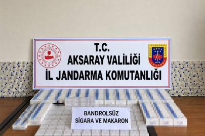 Aksaray’da kaçak sigara ve tütün operasyonu: 5 gözaltı