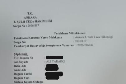 Ali Tarakcı "yanıltıcı bilgiyi alenen yayma" suçundan tutuklandı
