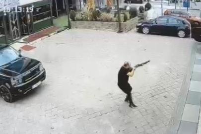 Ankara’da 1 kişinin hayatını kaybettiği silahlı kavganın görüntüleri güvenlik kamerasına yansıdı