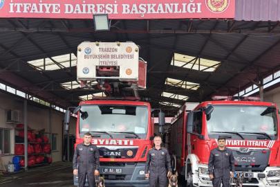 Arama kurtarma köpeklerinin eğitim üssü Trabzon oldu