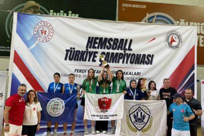 Aydınlı hemsball sporcularından Türkiye Şampiyonası’nda 24 madalya ve 7 kupa