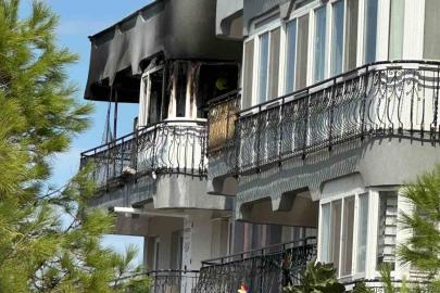 Ayvalık’ta kızgın yağa su dökülünce yangın çıktı