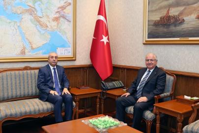 Bakan Güler, Mehdi Eker ile görüştü