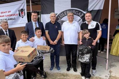 Beşiktaş’tan Lüleburgaz’da 50 öğrenciye eğitim desteği