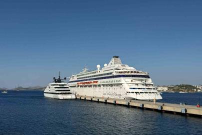 Bodrum Limanı’nda kruvaziyer hareketi