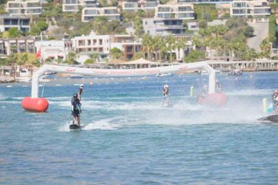 Bodrum’da deniz üzerinde hız ve adrenalin yarışı