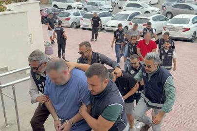 Bodrum’daki tefecilik operasyonunda 8 şüpheli adliyeye sevk edildi