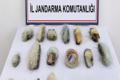 Bolu’da 22,5 metre kaçak ağ ele geçirildi