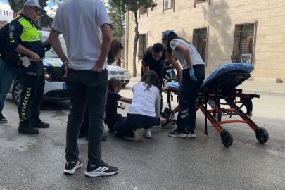 Burdur’da motosiklet devrildi: 1 yaralı