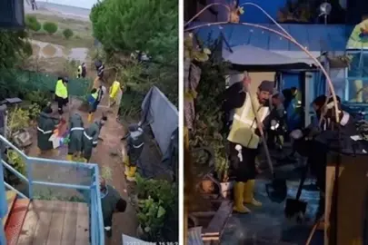 Bursa Büyükşehir ekipleri Mudanya Esence’de sahada