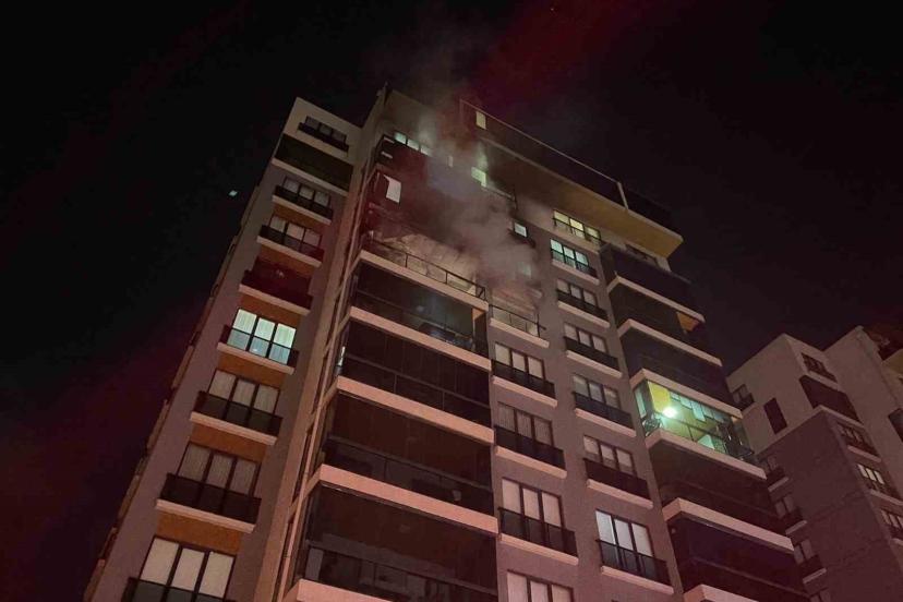 Bursa’da bina yangını: Mahsur kalan 19 kişi kurtarıldı