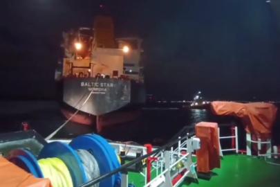 Çanakkale Boğazı’nda kimyasal tanker makine arızası yaptı