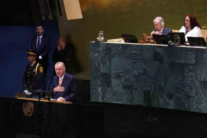 Cumhurbaşkanı Erdoğan: "Bizler, tıpkı geçen yıl olduğu gibi özgür ve egemen Filistin Devleti’nin sesi olacak, Filistin halkının mücadelesini bu kürsüden dünyaya duyurmaya devam edeceğiz"