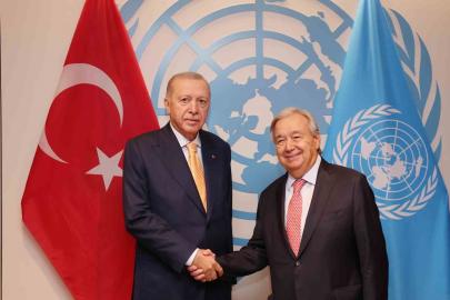 Cumhurbaşkanı Erdoğan, BM Genel Sekreteri Guterres ile görüştü