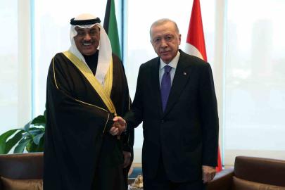 Cumhurbaşkanı Erdoğan, Kuveyt Veliaht Prensi Al-Sabah ile görüştü