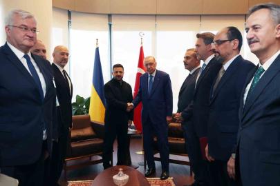 Cumhurbaşkanı Erdoğan, Ukrayna Başbakanı Zelenskiy’i kabul etti