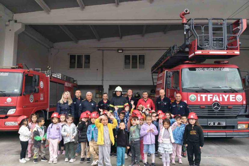 Denizli OSB Yönetiminden  İtfaiye Haftasında anlamlı ziyaret
