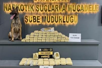Diyarbakır’da 56 kilo esrar ele geçirildi: 2 kişi gözaltına alındı