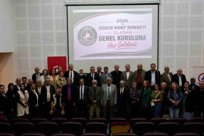 Düzce Kent Konseyi yeni başkanı Orhan Yılmaz oldu