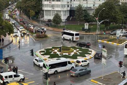 Edirne’de sağanak yağış etkili oldu
