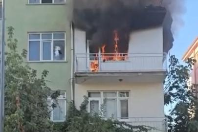 Elazığ’da ev yangını
