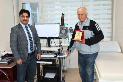 ERÜ Hastanelerine, hayırsever tarafından EMG cihazı bağışlandı