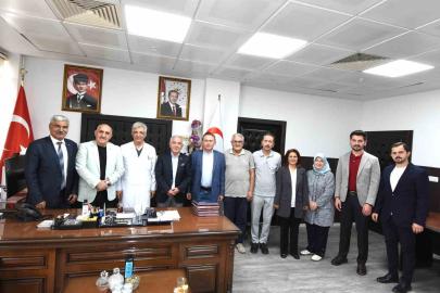 Erzurum Kent Konseyi’nden Başhekim Eroğlu’na ziyaret