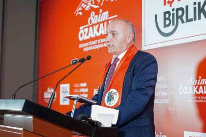ETSO Başkanı Saim Özakalın yeniden adaylığını açıkladı: "Başladığımız işi yarım bırakmayız"