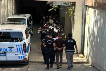 Gaziantep’te organize suç örgütüne yönelik operasyonda 28 şüpheli adliyeye sevk edildi