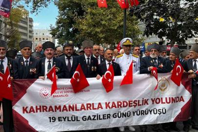 Gaziler Günü’nde kahramanlara vefa yürüyüşü
