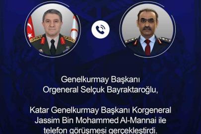 Genelkurmay Başkanı Orgeneral Bayraktaroğlu, Katar Genelkurmay Başkanı Al-Mannai ile görüştü