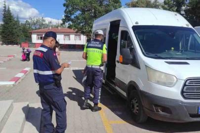 Güdül’de okul servislerine sıkı denetim