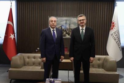 İletişim Başkanı Duran, Mehdi Eker ile görüştü