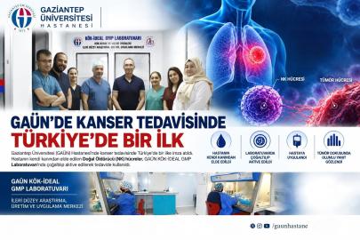 Kanser tedavisinde Türkiye’de bir ilk