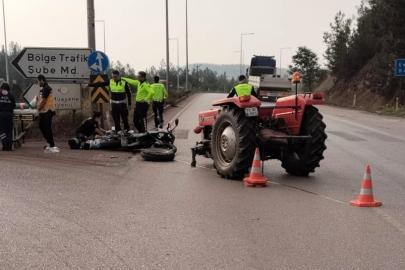 Karabük’te motosiklet ile traktör çarpıştı: 2 yaralı