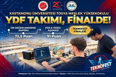Kastamonu Üniversitesi öğrencileri, TEKNOFEST finalinde yarışacak