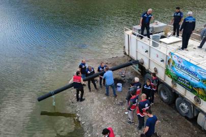 Kastamonu’da göletlere 800 bin sazan balığı yavrusu salındı