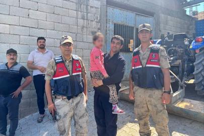 Kilis’te kaybolan down sendromlu çocuk jandarma ekiplerince bulundu