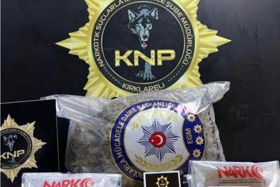 Kırklareli’de uyuşturucu operasyonu: 2 tutuklama