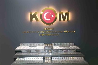 Kırşehir’de gümrük kaçağı sigara ele geçirildi
