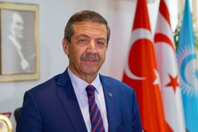 KKTC Dışişleri Bakanı Ertuğruloğlu: "Kıbrıs Türk halkının geleceğinin yegane zemini, egemen eşit iki devlettir"